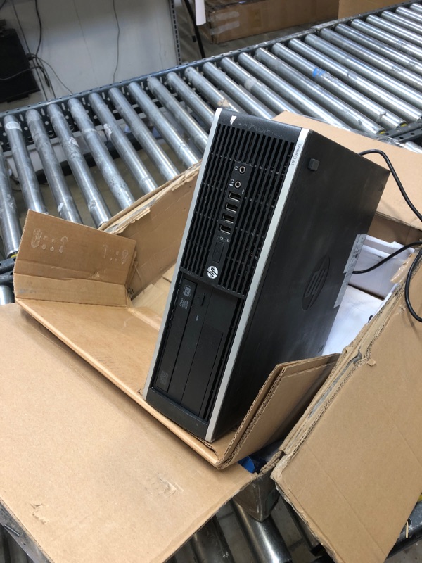 Photo 3 of HP Compaq Pro SFF Business PC,AMD A6-5400B 3.6G, 12G DDR3, 2T HDD, DVDRW, WiFi, BT 4.0, VGA, DP, Win 10 64 Bit-Multi Language (Renewed)--------Cover is coming off on the side due to transit-------missing most items 