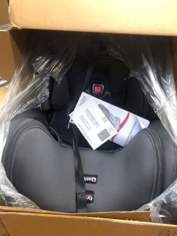 Photo 1 of Britax Boulevard ClickTight Convertible Car Seat, Cool N Dry Charcoal - Cooling & Moisture Wicking Fabric Boulevard Cool N Dry