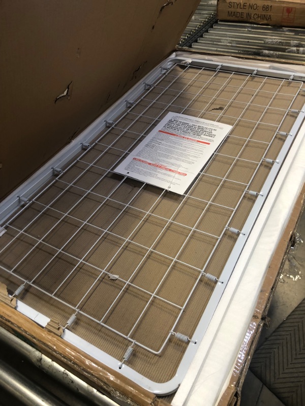 Photo 1 of Dream On Me Synergy 5-In-1 Convertible Crib In White, Greenguard Gold Certified Classic White -- DENT AND SCUFFS ON CORNERS