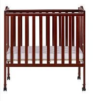 Photo 1 of Dream On Me 2 in 1 Lightweight Folding Portable Stationary Side Crib