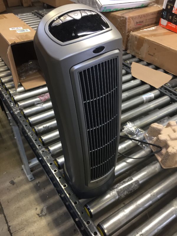 Photo 4 of Lasko 1500W Digital Ceramic Space Heater with Remote, 755320, Silver