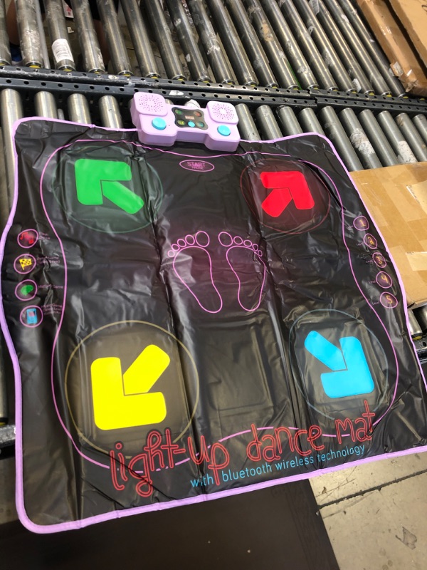 Photo 1 of Kidzlane Light Up Dance Mat for Kids | Wireless Dance Mat with Wireless Bluetooth/AUX or Built in Music | Dance Game for Kids with 4 Game Modes | Dance Mats for Girls & Boys Ages 6-12 Years & Plus