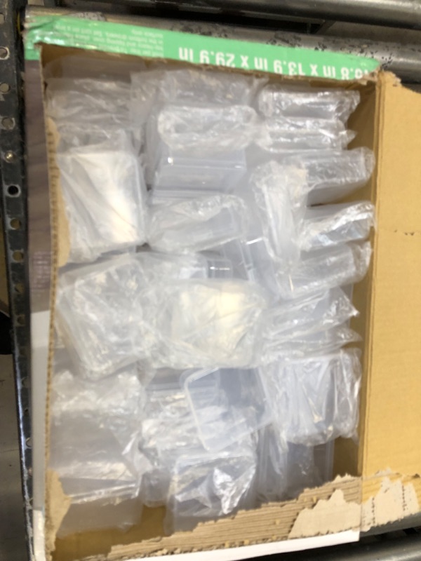 Photo 1 of 3" x 3" Clear Plastic Container - Multiple in Box 