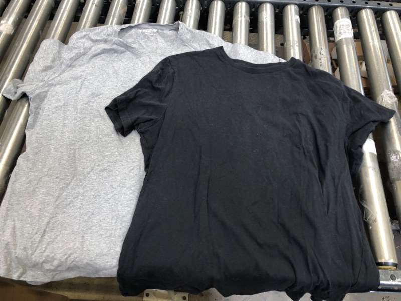 Photo 1 of 2 Pack 2XL Black and Gray Shirts 