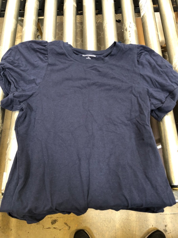Photo 2 of Amazon Essentials Women's Classic-Fit Twist Sleeve Crewneck T-Shirt