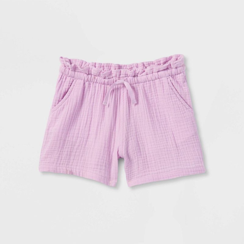 Photo 1 of Girls' Woven Gauze Shorts GIRLS' SIZE XL 14-16