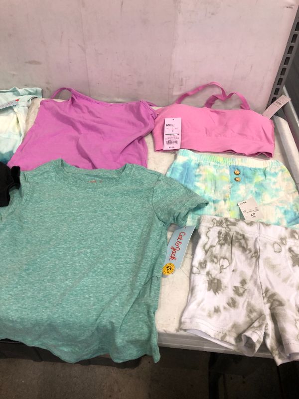 Photo 2 of 9 PC  RANDOM CLOTHING LOT FOR GIRLS - SIZES VARY 