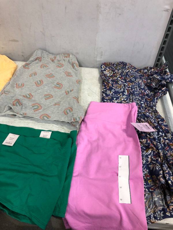 Photo 1 of 8 PC CLOTHING LOT TOPS/BOTTOMS SIZES VARY FROM XS - L