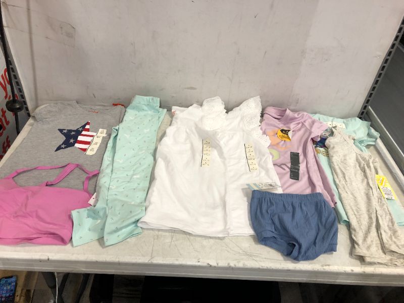 Photo 1 of 9 PC MISC GIRLS CLOTHING LOT -- SIZES VARY 