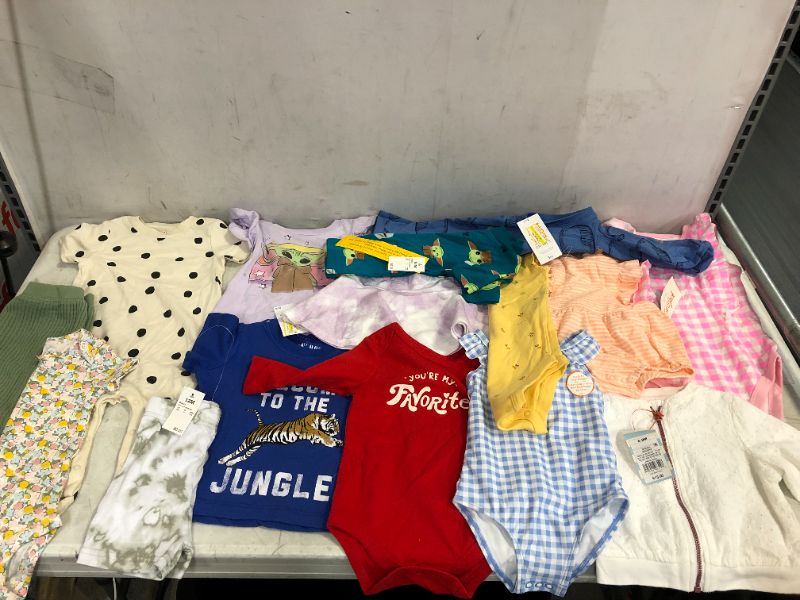 Photo 1 of 15 PC BABY CLOTHING LOT -- SIZES VARY -- SOLD AS IS 