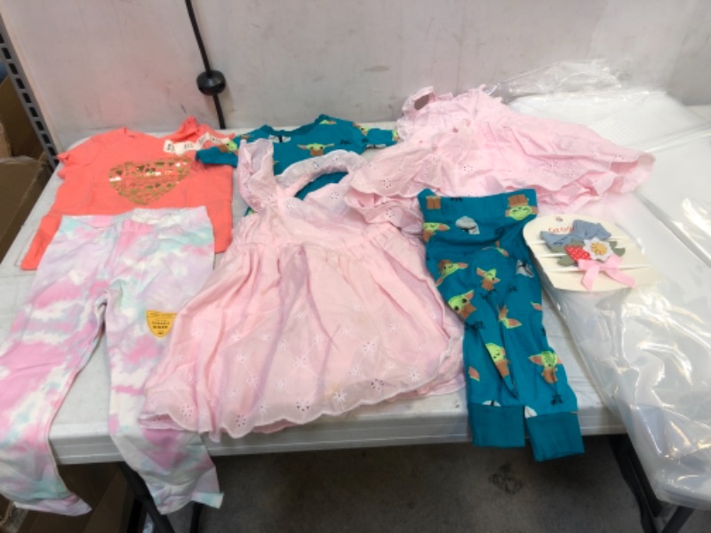 Photo 1 of BAG LOT, ASSORTED KIDS' AND TODDLER CLOTHES BUNDLE, VARIOUS SIZES AND COLORS, SOLD AS IS