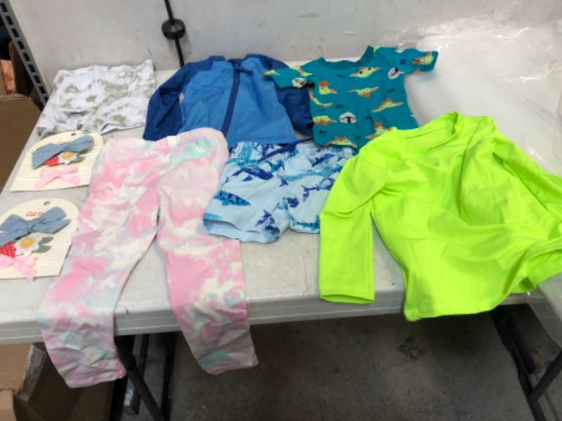 Photo 1 of BAG LOT, ASSORTED KIDS' AND TODDLER CLOTHES BUNDLE, VARIOUS SIZES AND COLORS, SOLD AS IS