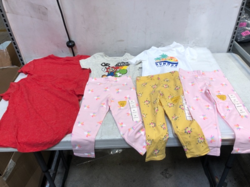 Photo 1 of BAG LOT, ASSORTED KIDS' AND TODDLER CLOTHES BUNDLE, VARIOUS SIZES AND COLORS, SOLD AS IS