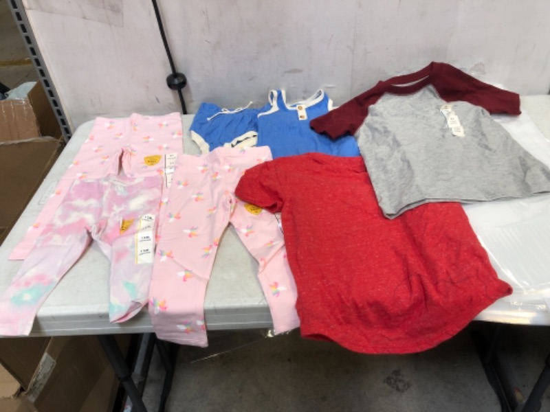 Photo 1 of BAG LOT, ASSORTED KIDS' AND TODDLER CLOTHES BUNDLE, VARIOUS SIZES AND COLORS, SOLD AS IS