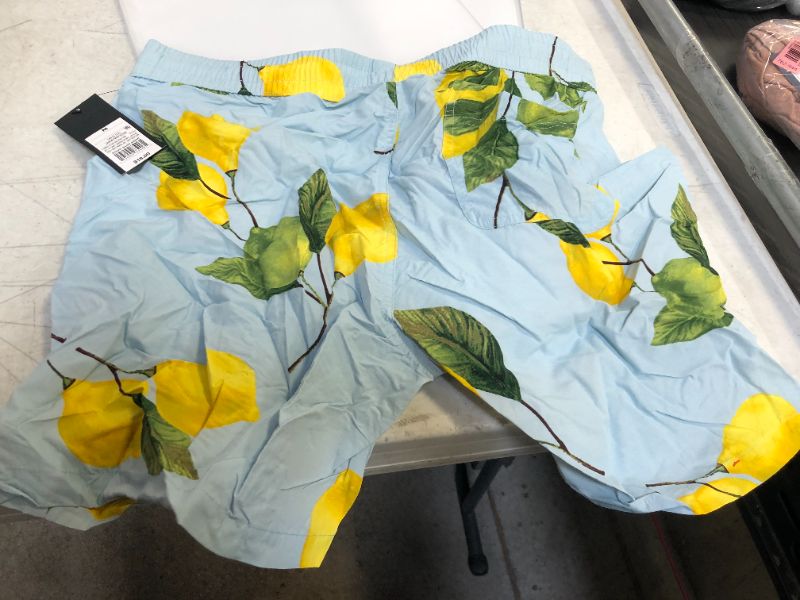 Photo 2 of  Men's 6.5" Printed Regular Fit Pull-On Shorts SIZE MEDIUM