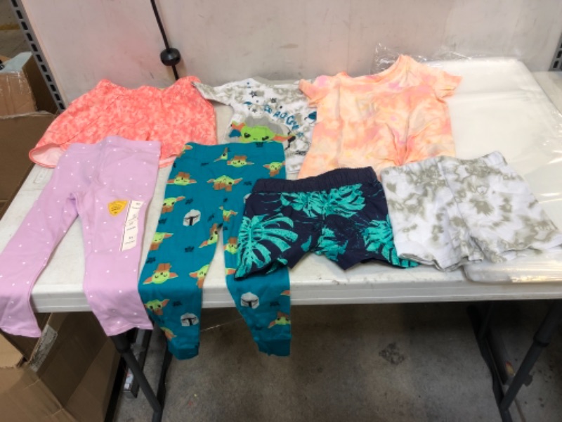 Photo 1 of BAG LOT, ASSORTED KIDS' AND TODDLER CLOTHES BUNDLE, VARIOUS SIZES AND COLORS, SOLD AS IS