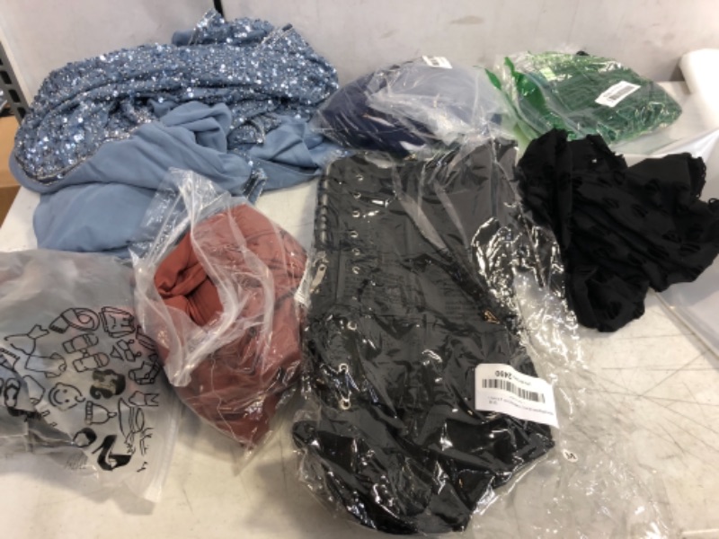 Photo 1 of BAG LOT, ASSORTED USED CLOTHING, VARIOUS SIZES AND COLORS, SOLD AS IS