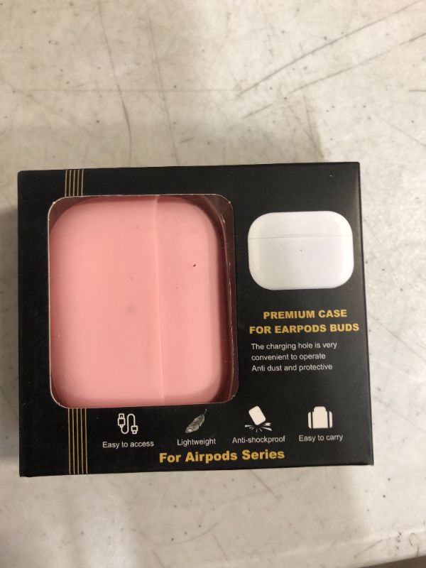 Photo 1 of Youtec AirPods Pro Case,with Keychain/Bracelets Soft Shockproof Cover for Girl Women Man Compatible with AirPods Pro 2019 Charging Case(Pink)
