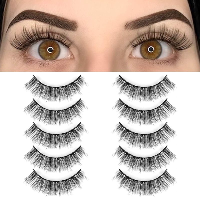 Photo 1 of BEPHOLAN Fake Eyelashes, Cat-eye Lashes, 5 Pairs False Eyelashes Synthetic Fiber Material,XMZ206
