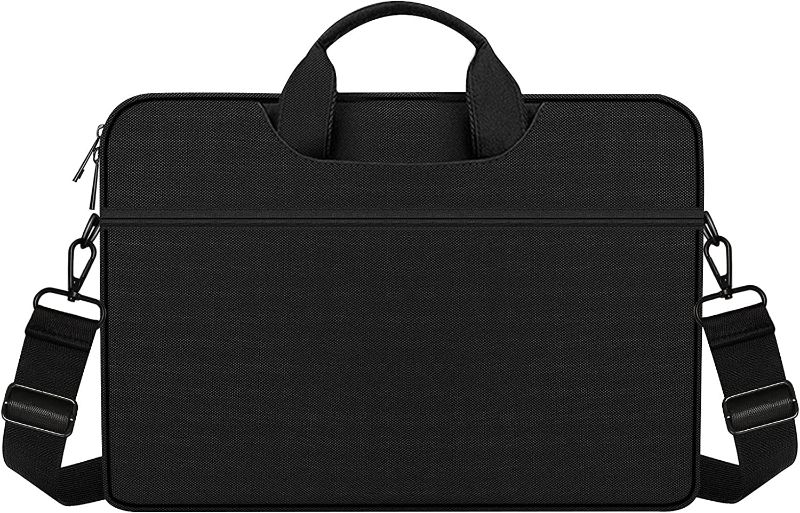 Photo 1 of Lightofhope Laptop Bag, with 15.6-13.3 Laptop Case for Men Women Computer Bag Briefcase Work Business Travel, Black
