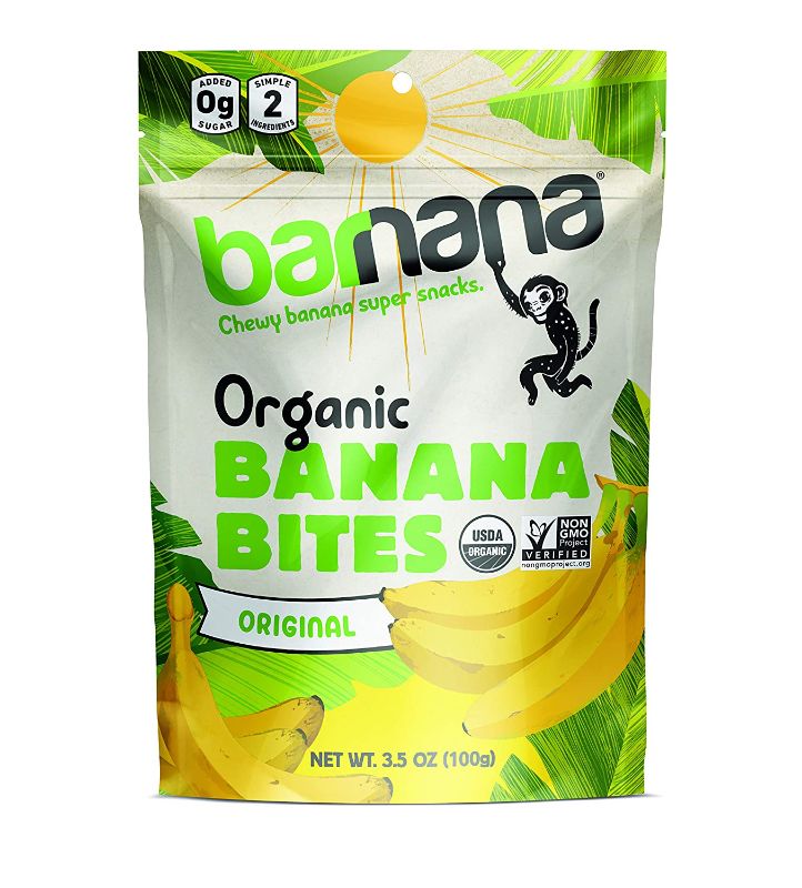 Photo 1 of Barnana Organic Chewy Banana Bites, Original, 3.5 Ounce (Pack of 1) - Packaging May Vary

