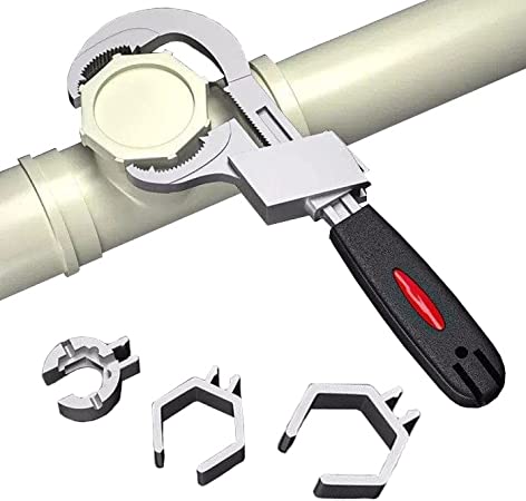 Photo 1 of 2022 new universal double head water pipe wrench, bathroom disassembly and assembly multi-function water pipe wrench, home accessories water pipe repair wrench set
FACTORY SEALED