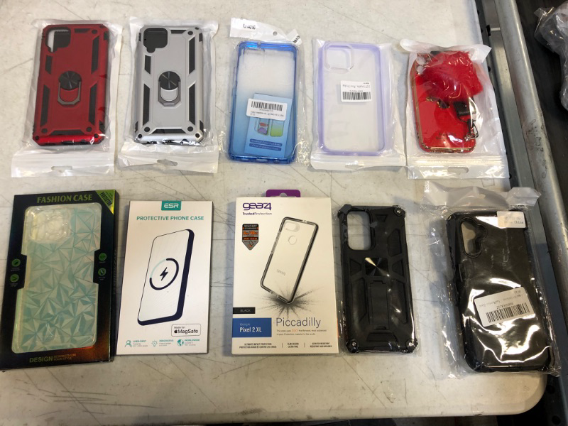 Photo 1 of 10PC LOT, VARIOUS PHONE CASES