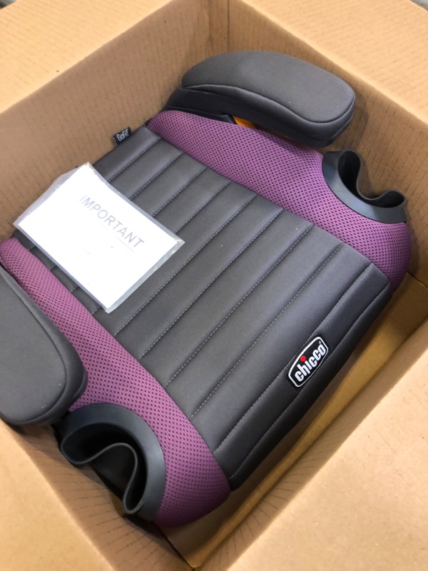 Photo 3 of Chicco GoFit Backless Booster Car Seat - Grape