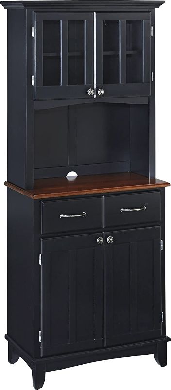 Photo 1 of 
1Homestyles Dolly Mhomestyles Hutch, 2 Storage Drawers, Door Cabinets, Black