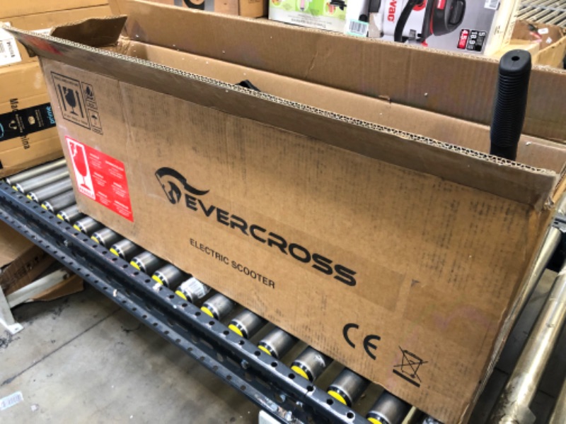 Photo 8 of EVERCROSS EV08E Electric Scooter, Electric Scooter for Adults with 8" Solid Tires & 350W Motor, Up to 19 Mph & 20 Miles Long-Range, 3 Speed Modes, Folding Electric Scooters for Adults Teenagers
