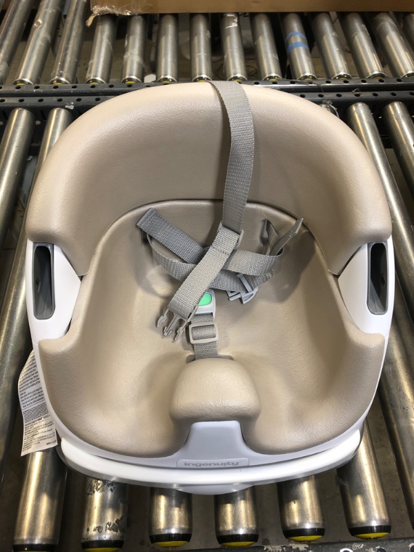 Photo 2 of Ingenuity Baby Base 2-in-1 Booster Feeding & Floor Seat with Self-Storing Tray, Cashmere