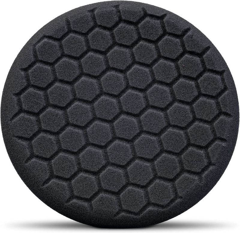 Photo 1 of 
Roll over image to zoom in
Chemical Guys BUFX106HEX Self-Centered Hex Logic Finishing Pad, Black