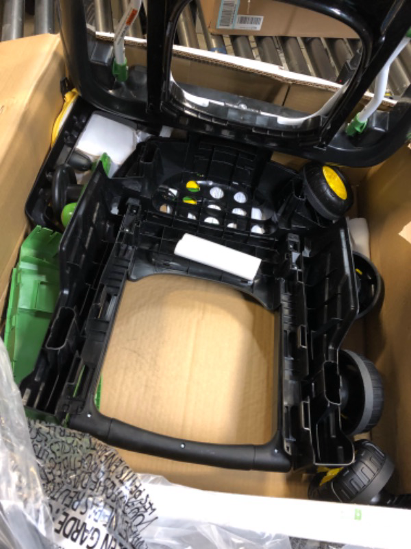 Photo 3 of Bright Starts John Deere Gator Ways to Play 4-in-1 Baby Activity Push Walker, Green, Age 6 Months+----------Lightly used----------missing some items and hardware