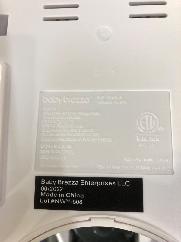 Photo 1 of Baby Brezza Baby Bottle Sterilizer and Dryer Advanced – Electric Steam Sterilization Machine – Universal Sterilizing for All Bottles: Plastic + Glass + Pacifiers + Breast Pump Parts - HEPA Filtration----Lightly used 