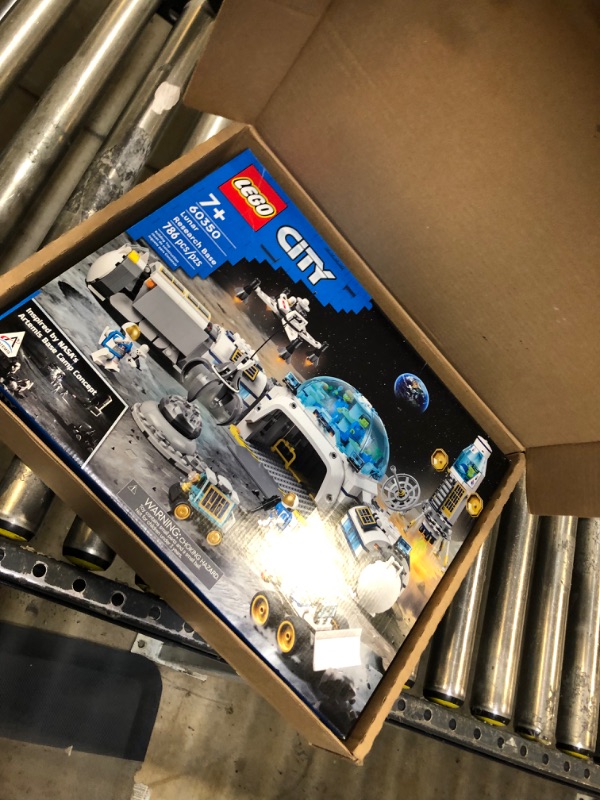 Photo 2 of City Space Lunar Research Base 60350 Building Toy Set for Kids, Boys, and Girls Ages 7+ (786 Pieces) Frustration-Free Packaging