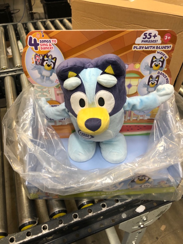 Photo 2 of Bluey Dance and Play 14" Animated Plush | Over 55 Phrases and Songs, Multicolor