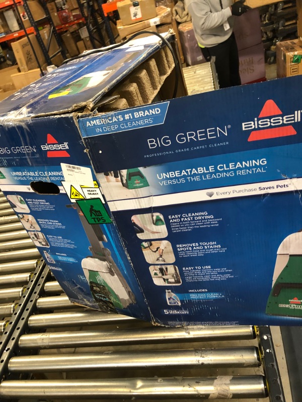 Photo 3 of Bissell Big Green Professional Carpet Cleaner Machine, 86T3 - missing soap