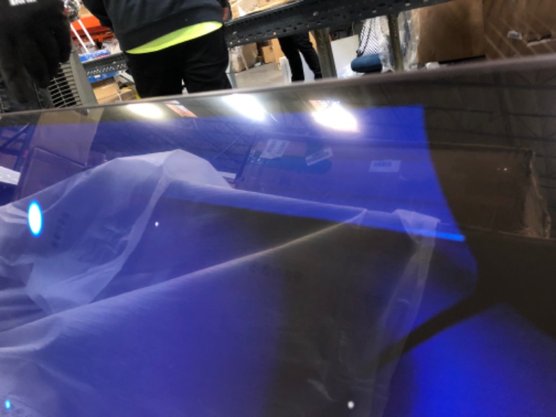 Photo 6 of SAMSUNG 65-Inch Class OLED 4K S95B Series Quantum HDR, Dolby Atmos, Object Tracking Sound, Laser Slim Design, Smart TV with Alexa Built-In (QN65S95BAFXZA, 2022 Model) - bent corner. screen/inner screen damage.
