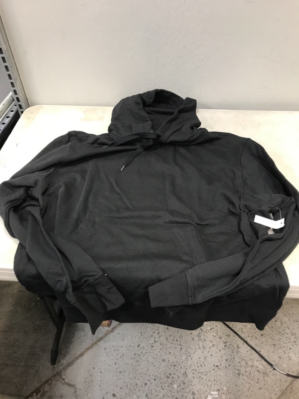 Photo 1 of Amazon Essentials Men's Lightweight French Terry Hooded Sweatshirt XX-Large Black