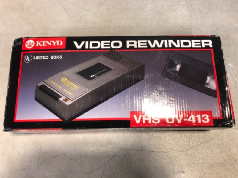 Photo 1 of KINYO UV-413 1-Way VHS Rewinder