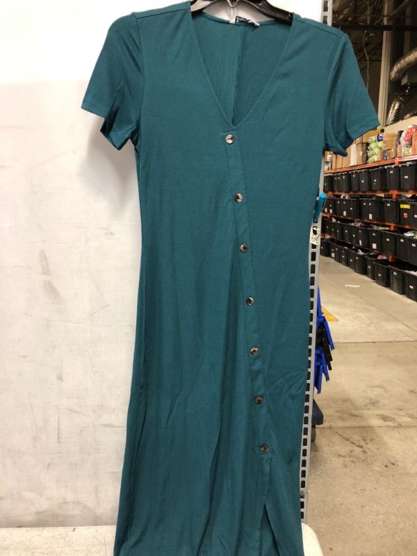 Photo 1 of  Women Dresses Button Front Maxi Dress size M 