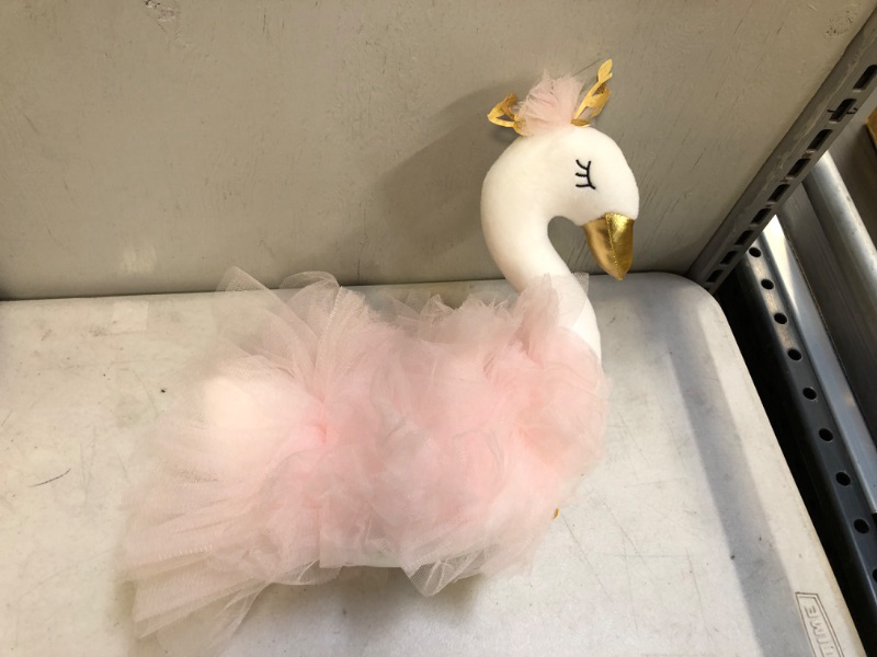 Photo 2 of FAO Schwarz Designer Swan 11" Stuffed Animal

