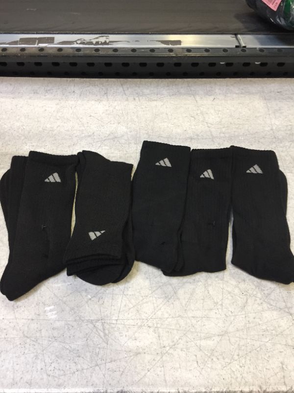 Photo 2 of adidas Men's Athletic Cushioned Crew Socks with Arch Compression for a Secure Fit (6-Pair)
