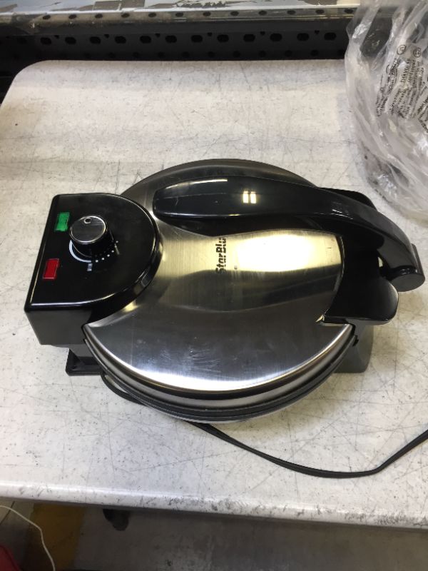 Photo 4 of 10inch Roti Maker by StarBlue with FREE Roti Warmer - The automatic Stainless Steel Non-Stick Electric machine to make Indian style Chapati, Tortilla, Roti AC 110V 50/60Hz 1500W
