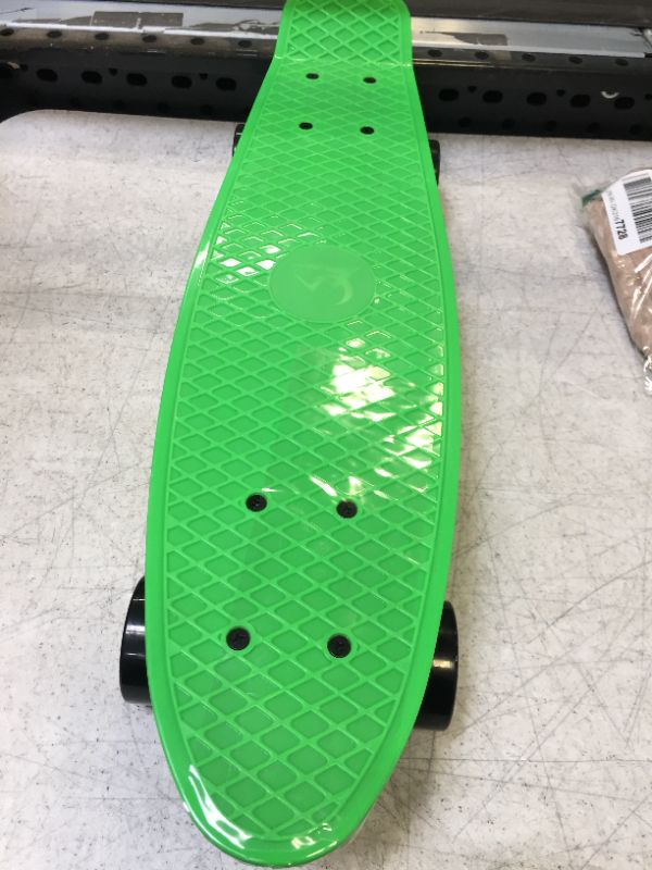 Photo 1 of Mini Sidewalk Cruiser Skateboard 22" Complete, Green Deck, Wheel Color Varies
