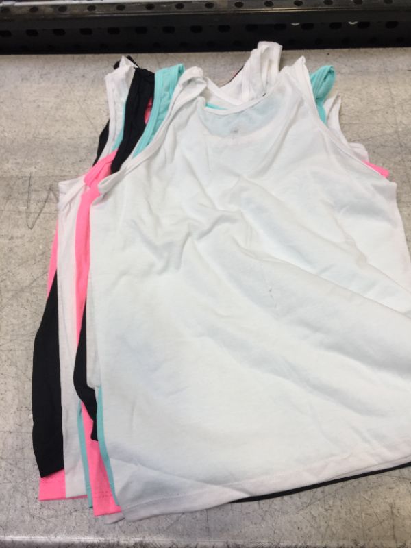 Photo 2 of Fruit of the Loom Girls' Undershirts (Camis & Tanks) Tank Medium Tank - 10 Pack - Assorted- SIZE M 