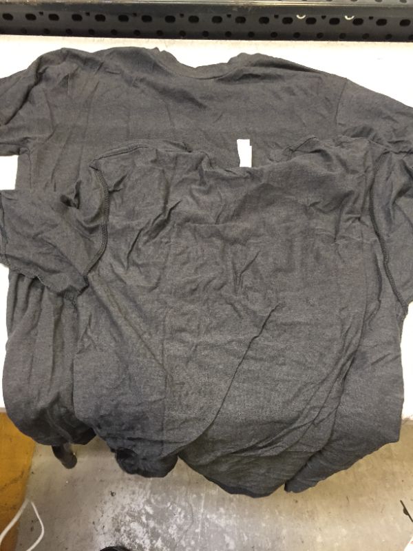 Photo 1 of American Apparel Tri-Blend Crewneck Short Sleeve Track T-Shirt, 2-Pack Medium Tri-black- SIZE M 