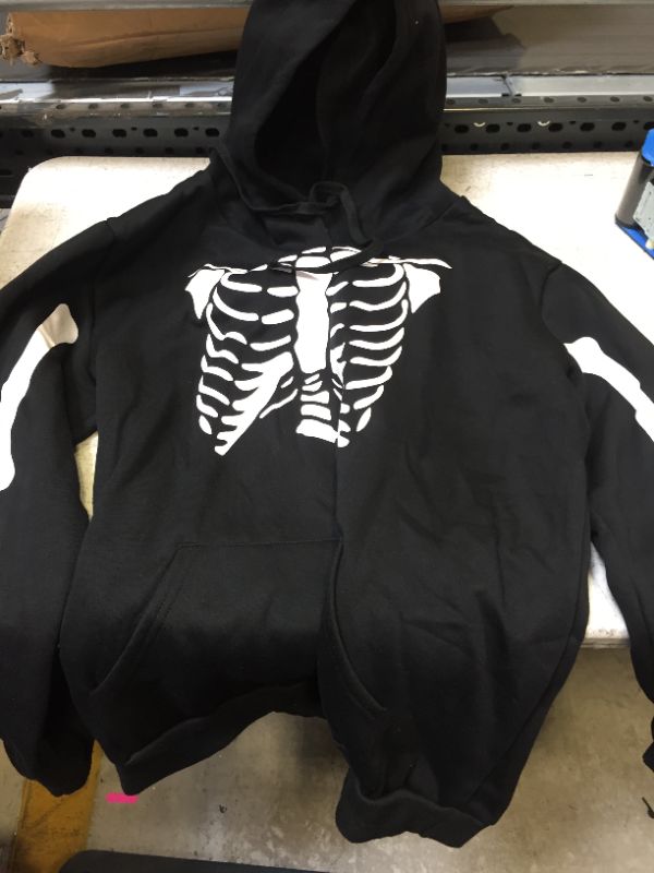 Photo 1 of  Skeleton Hoodie Long Sleeve Pullover - SIZE XL 
