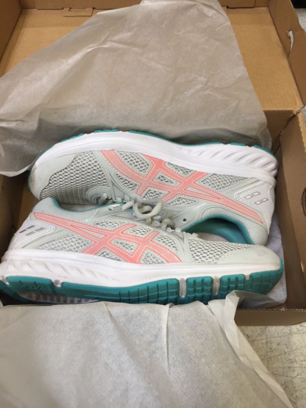 Photo 3 of ASICS Women's Jolt 2 Running Shoes - SIZE 8.5 Glacier Grey/Sunrise Red