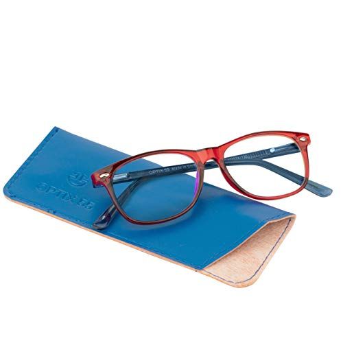 Photo 1 of 2 PK Blue Light Blocking Glasses Girls & Boys | Anti Eyestrain Blue Light Glasses Kids Computer Gaming Glasses (Ages 3-10) | Flexible Red Square Frames wit
